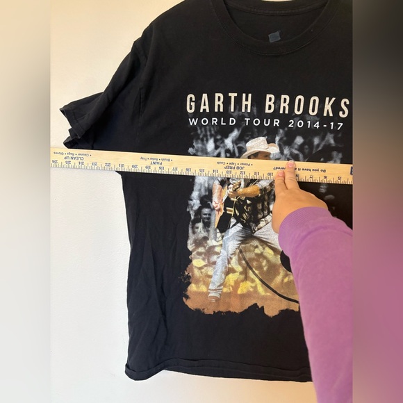 Garth Brooks World Tour 2014-2017 Concert T-Shirt Graphic Tee Size Men’s Large - Picture 5 of 5